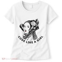 Ada Lovelace Code Like A Girl Women's T-Shirt thumb 0
