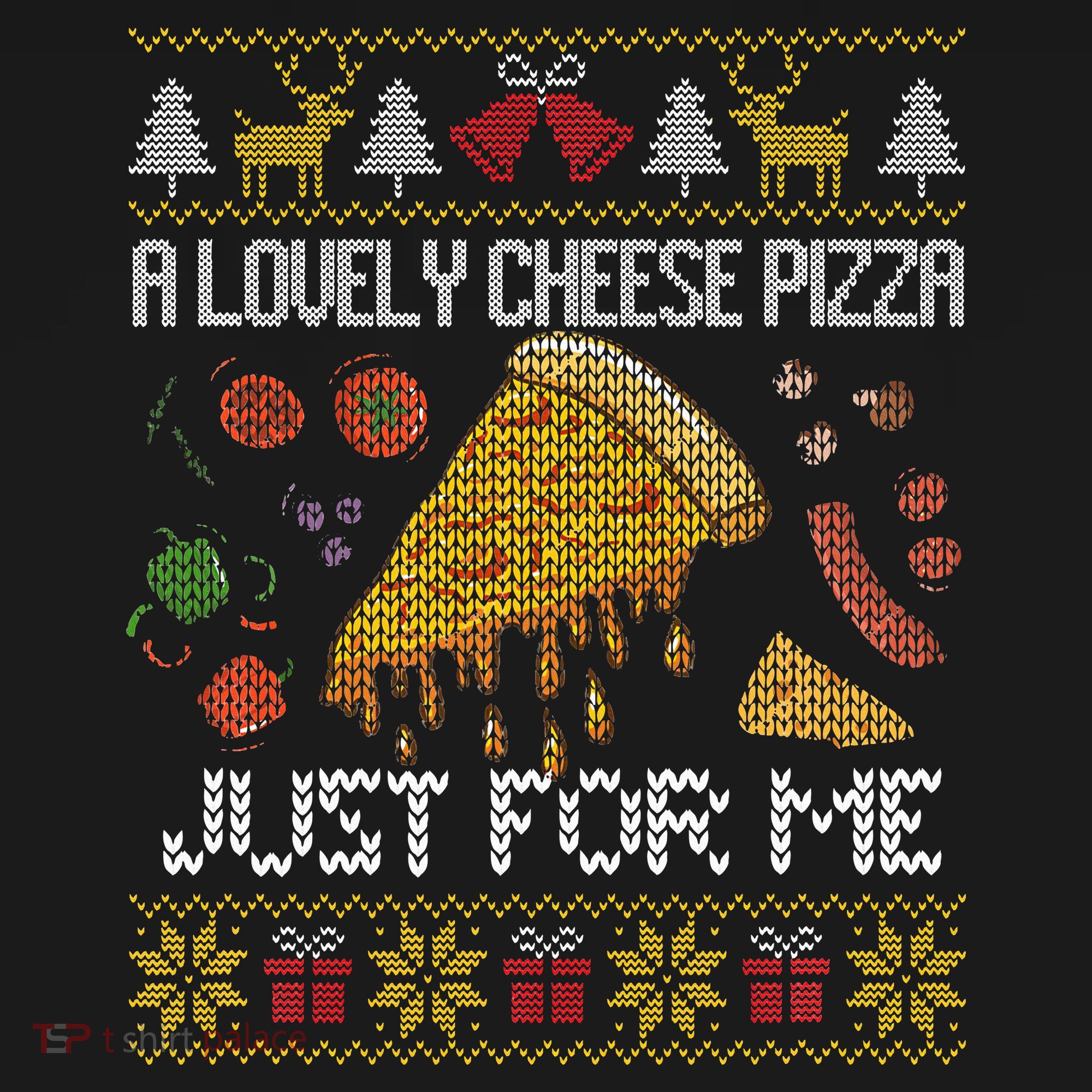 A Lovely Cheese Pizza Just For Me Alone Home Christmas  Bucket Hat