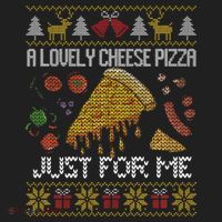 A Lovely Cheese Pizza Just For Me Alone Home Christmas  Beanie thumb 2