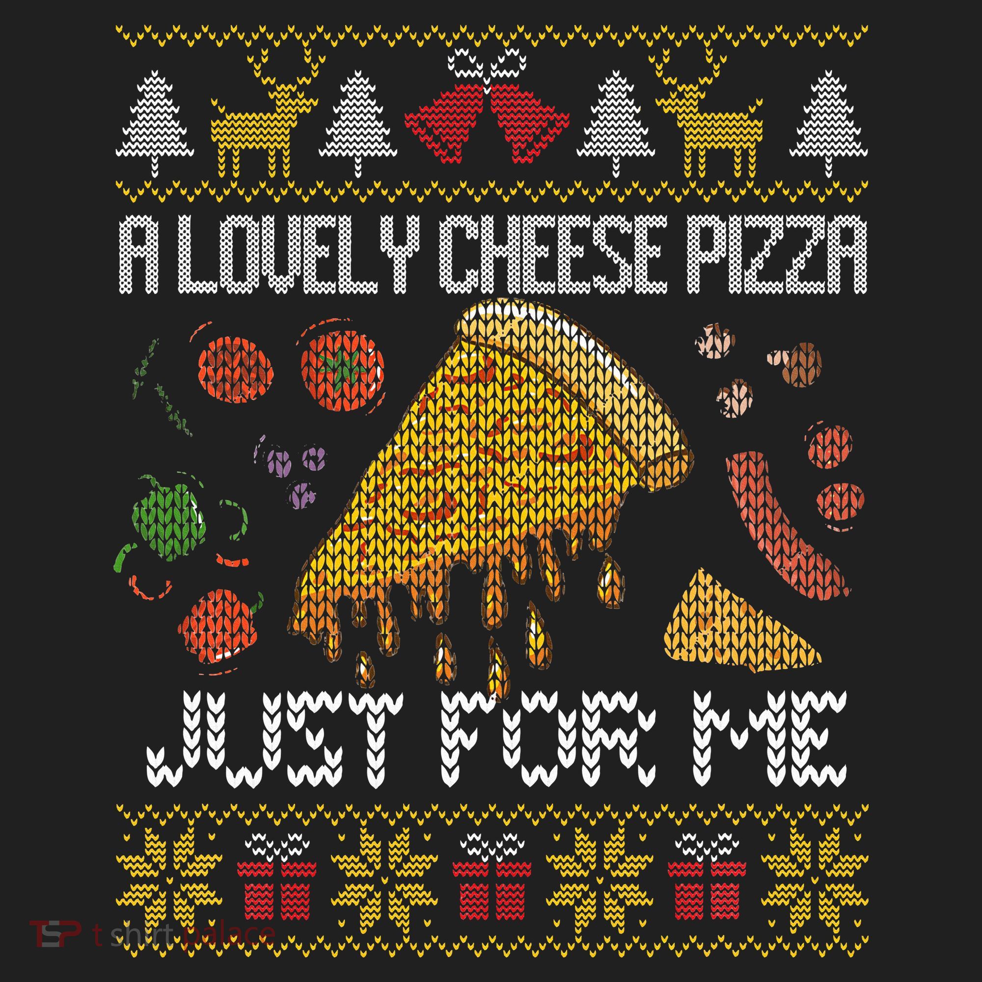 A Lovely Cheese Pizza Just For Me Alone Home Christmas  Beanie
