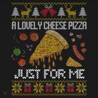 A Lovely Cheese Pizza Just For Me Alone Home Christmas  Women's Hoodie thumb 2