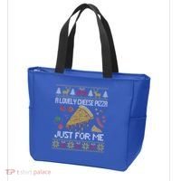 A Lovely Cheese Pizza Just For Me Alone Home Christmas  Tote Bag thumb 3