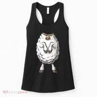 Adult Lamb Costume Women's Tank Top thumb 0