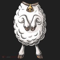 Adult Lamb Costume Golf Towel thumb 3