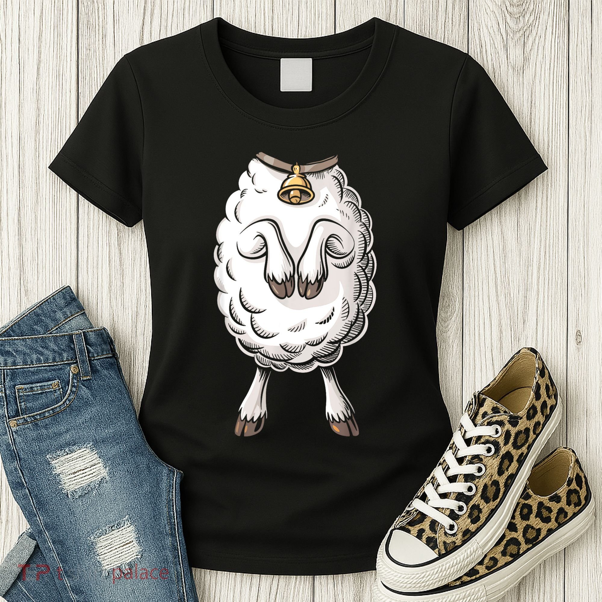 Adult Lamb Costume Women's T-Shirt