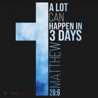 A Lot Can Happen In 3 Days Easter Cross Christianity Backpack thumb 2