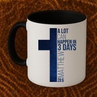 A Lot Can Happen In 3 Days Easter Cross Christianity Coffee Mug thumb 2