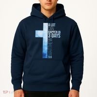 A Lot Can Happen In 3 Days Easter Cross Christianity Hoodie thumb 2