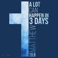 A Lot Can Happen In 3 Days Easter Cross Christianity Women's Hoodie thumb 2