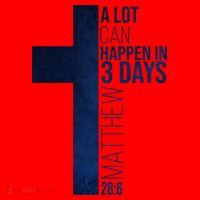 A Lot Can Happen In 3 Days Easter Cross Christianity Santa Hat thumb 1
