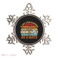 A Lot Can Happen In 3 Days Easter Retro Sunset Ornament thumb 0