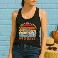 A Lot Can Happen In 3 Days Easter Retro Sunset Women's Tank Top thumb 2