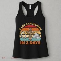 A Lot Can Happen In 3 Days Easter Retro Sunset Women's Tank Top thumb 3