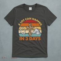 A Lot Can Happen In 3 Days Easter Retro Sunset T-Shirt thumb 5
