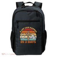 A Lot Can Happen In 3 Days Easter Retro Sunset Backpack thumb 0