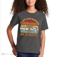 A Lot Can Happen In 3 Days Easter Retro Sunset Kids T-Shirt thumb 2
