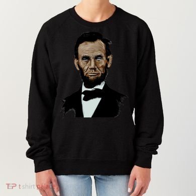 Abraham Lincoln Color Sketch Women's Sweatshirt