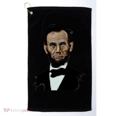 Abraham Lincoln Color Sketch Golf Towel
