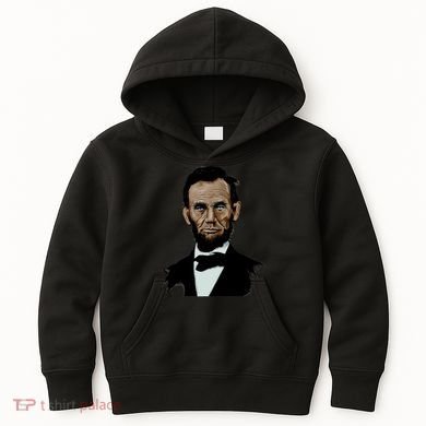 Abraham Lincoln Color Sketch Kids Hoodie