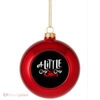 A Little Cray Crawfish Boils Plastic Christmas Ball Ornament thumb 0