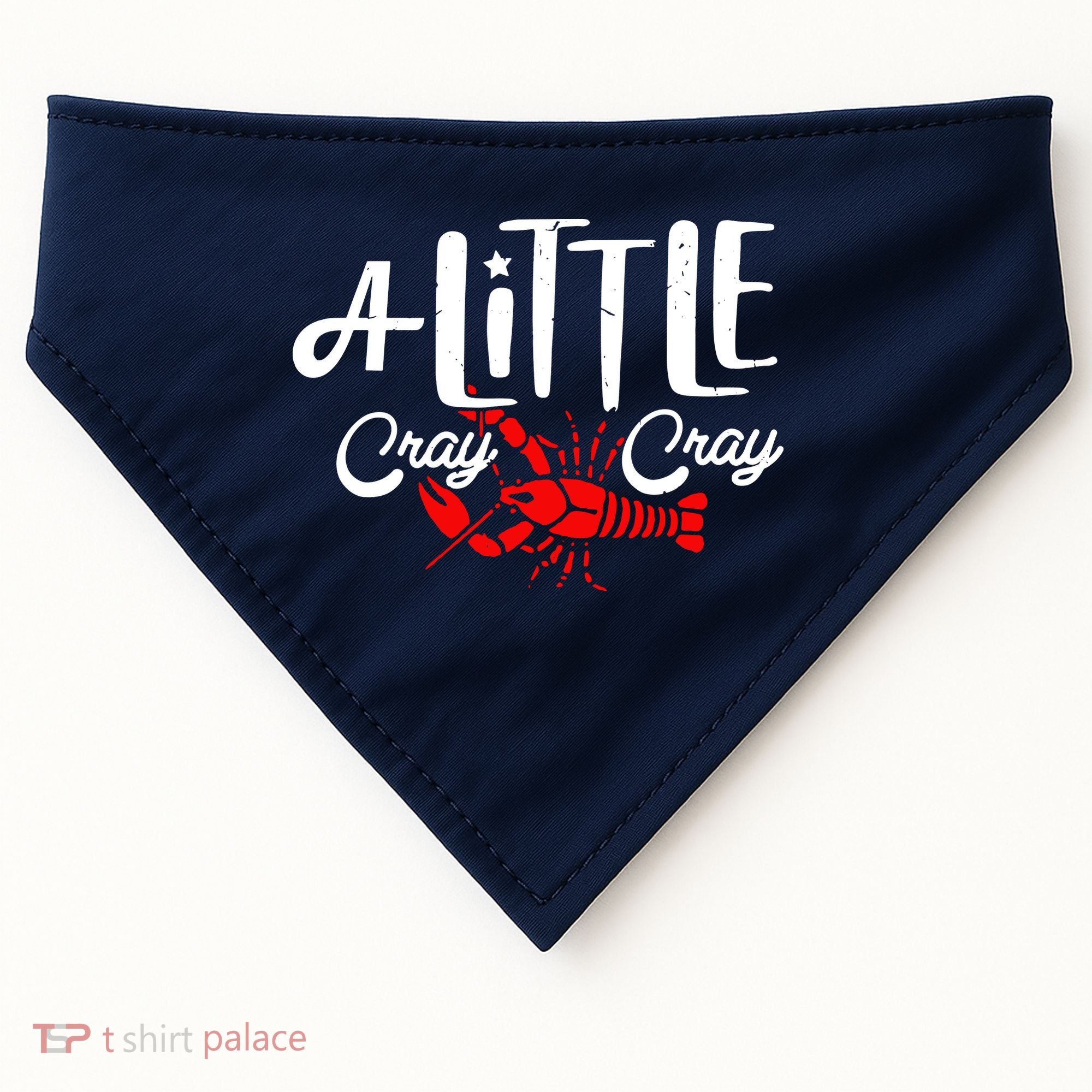 A Little Cray Crawfish Boils USA-Made Doggie Bandana