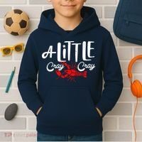 A Little Cray Crawfish Boils Kids Hoodie thumb 2