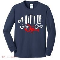 A Little Cray Crawfish Boils Kids Long Sleeve Shirt thumb 0