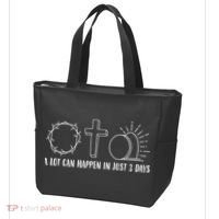 A Lot Can Happen In Just 3 Days Jesus Easter Tote Bag thumb 3