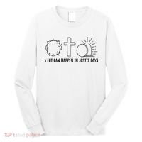 A Lot Can Happen In Just 3 Days Jesus Easter Long Sleeve Shirt thumb 0