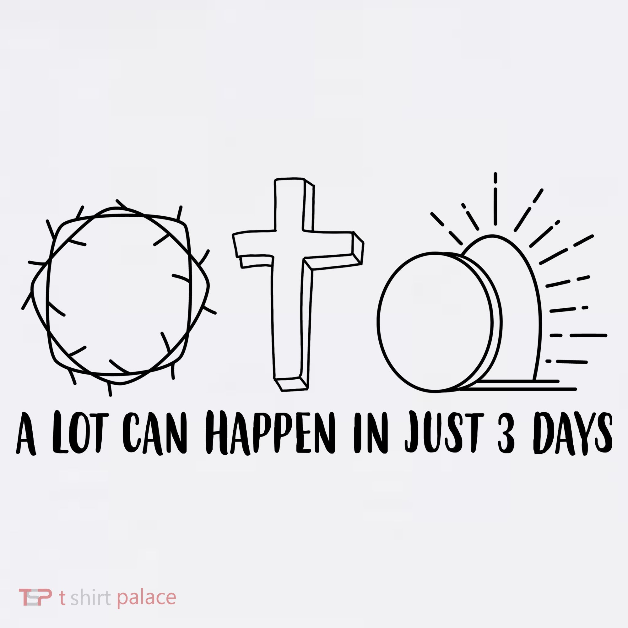 A Lot Can Happen In Just 3 Days Jesus Easter Bucket Hat