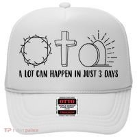 A Lot Can Happen In Just 3 Days Jesus Easter Hat thumb 0