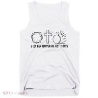 A Lot Can Happen In Just 3 Days Jesus Easter Tank Top thumb 0