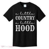 A Little Country A Little Hood Southern Kids T-Shirt thumb 0