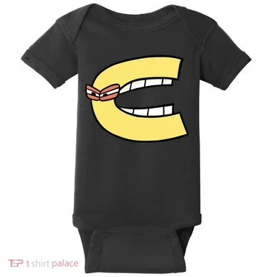 Alphabet Lore C Baby Bodysuit