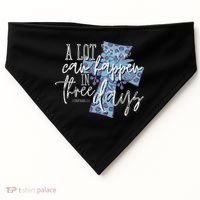 A Lot Can Happen In Three Days, Easter Resurrection Day USA-Made Doggie Bandana thumb 0