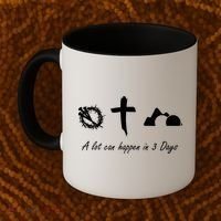 A Lot Can Happen In 3 Days Jesus Cross Easter Christian Coffee Mug thumb 2
