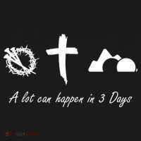 A Lot Can Happen In 3 Days Jesus Cross Easter Christian Women's Hoodie thumb 2