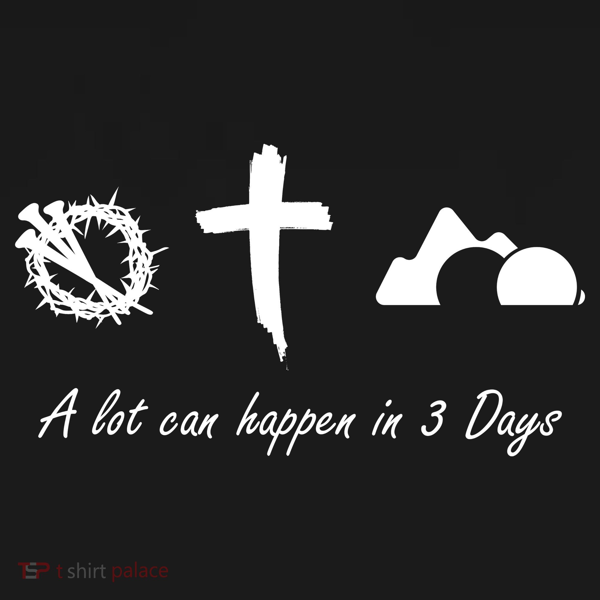 A Lot Can Happen In 3 Days Jesus Cross Easter Christian Women's Tank Top