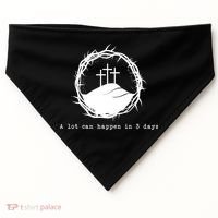 A Lot Can Happen In 3 Days USA-Made Doggie Bandana thumb 0
