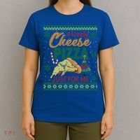 A Lovely Cheese Pizza Just For Me Alone Home Christmas Gift T-Shirt thumb 4