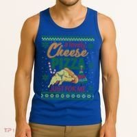 A Lovely Cheese Pizza Just For Me Alone Home Christmas Gift Tank Top thumb 3