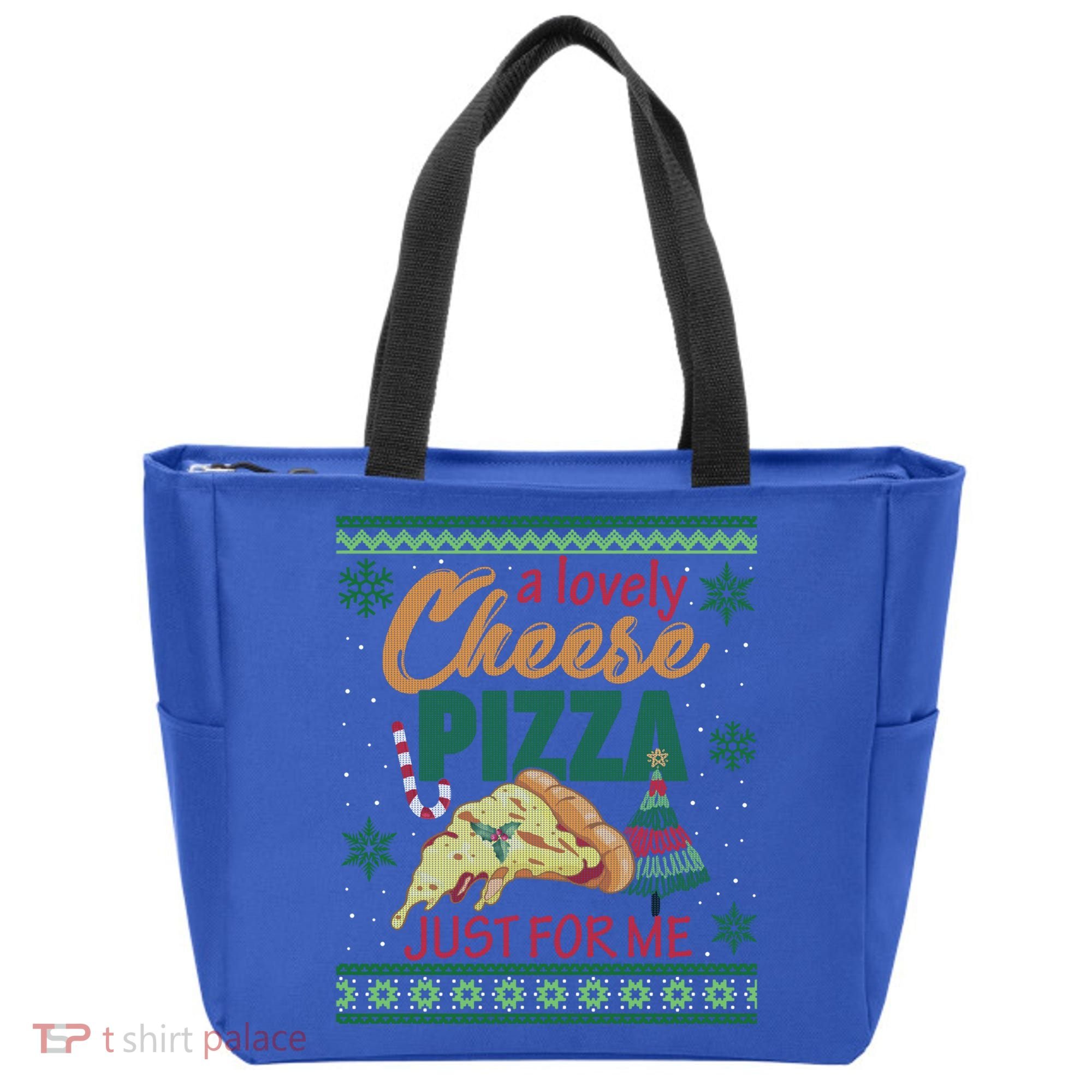 A Lovely Cheese Pizza Just For Me Alone Home Christmas Gift Tote Bag