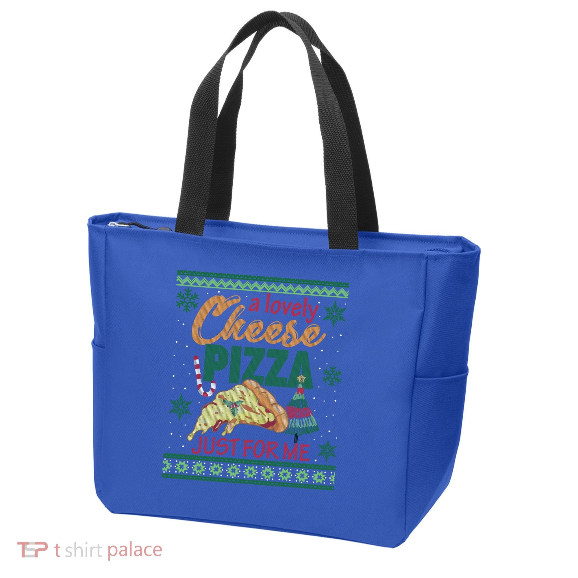 A Lovely Cheese Pizza Just For Me Alone Home Christmas Gift Tote Bag