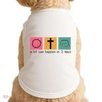 A Lot Can Happen In 3 Days Easter Doggie Tank thumb 0