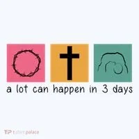 A Lot Can Happen In 3 Days Easter Women's Hoodie thumb 2