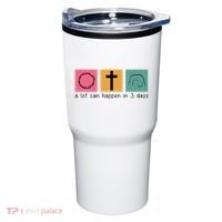 A Lot Can Happen In 3 Days Easter Tumbler thumb 0