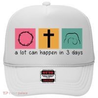 A Lot Can Happen In 3 Days Easter Hat thumb 0