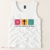 A Lot Can Happen In 3 Days Easter Tank Top thumb 2