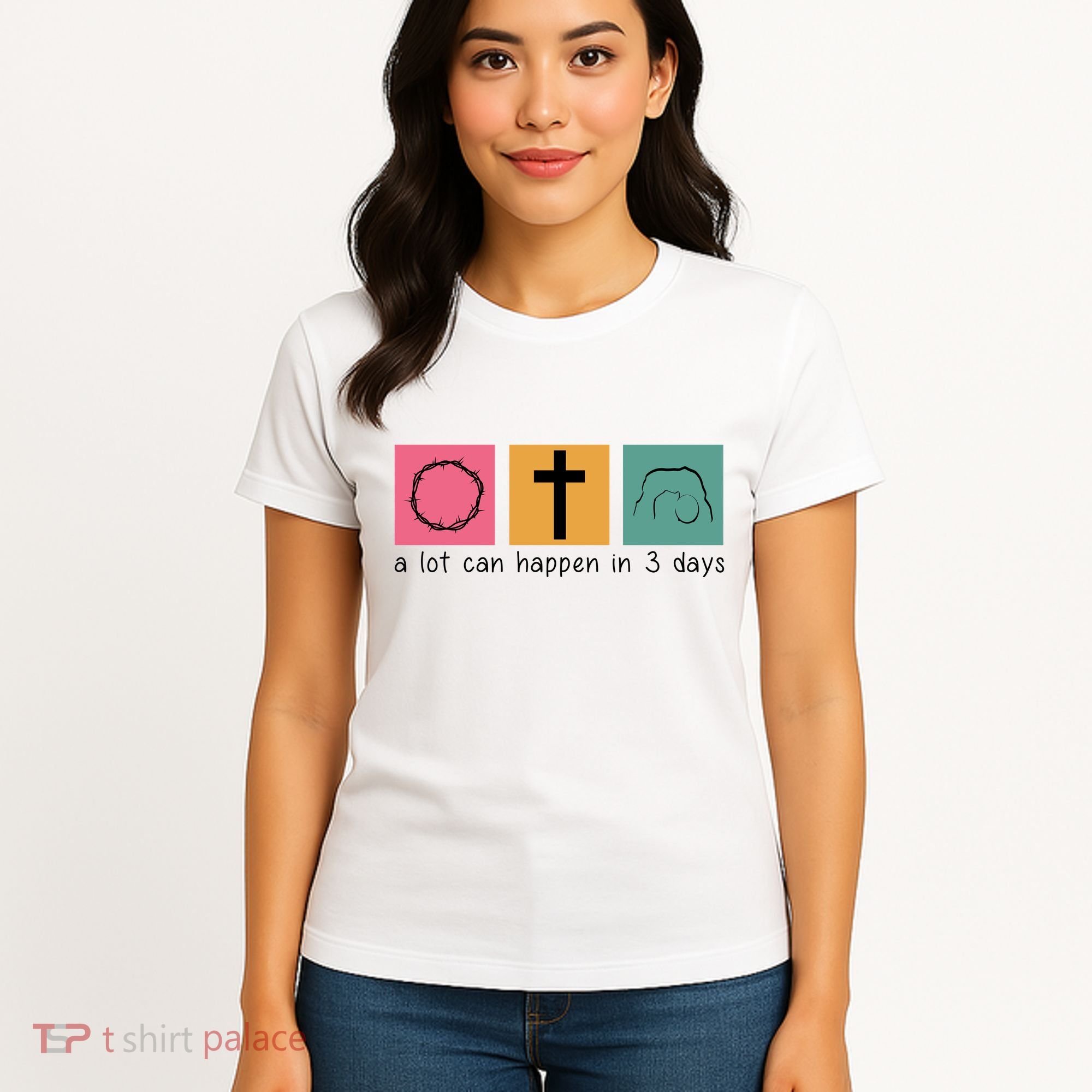 A Lot Can Happen In 3 Days Easter Women's T-Shirt