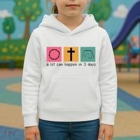 A Lot Can Happen In 3 Days Easter Kids Hoodie thumb 3